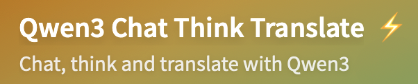 Qwen3 translation